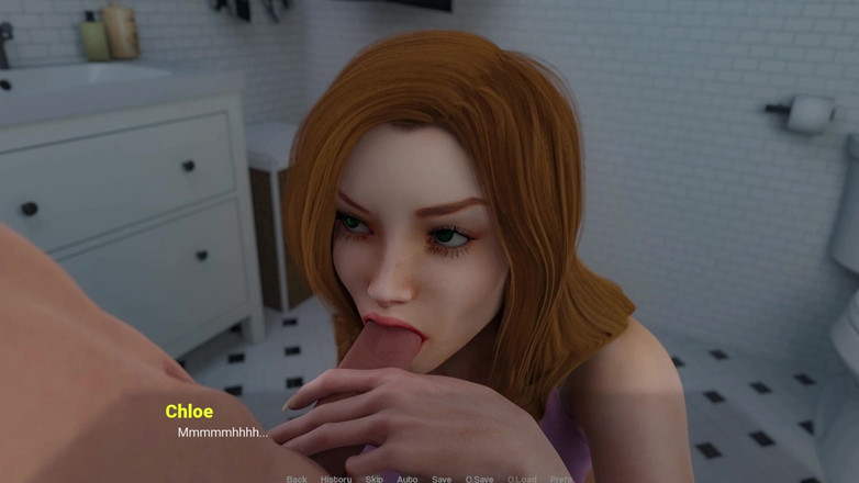3D Cartoon Porn: Away from home - chloe gibt liam einen dampfendigen blowjob im...