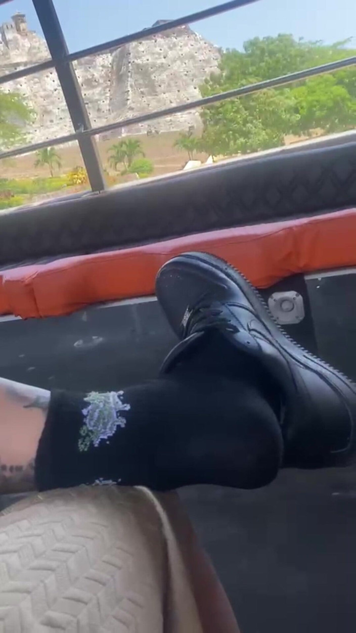Mr Feet Colombia: Wenn ich durch das Schloss von Cartagena ging, und ich...