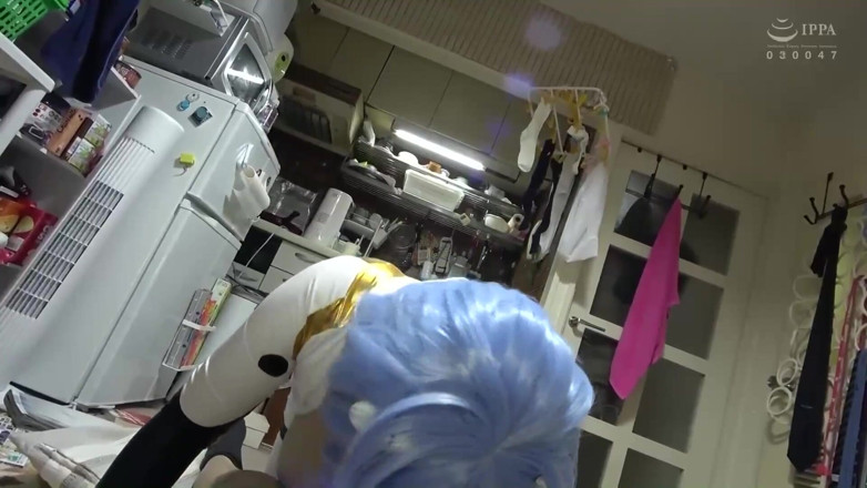 Raptor Inc: Super shy cosplay! K cup super huge tits housewife becomes...