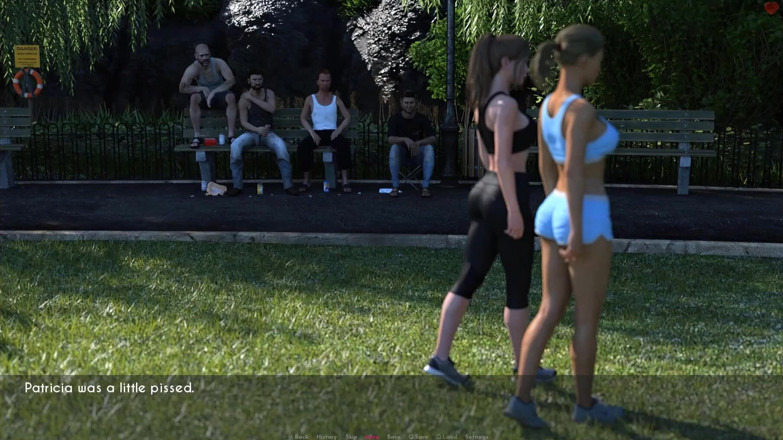 Visual Novels: O soție și o mamă vitregă, partea 66 - mame sexy superbe în parc