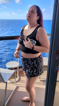 MILF Strips on the Cruise Ship!