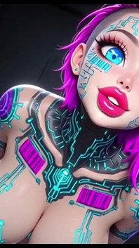 Cute Sexy Talk and Boobs, Ai Animation