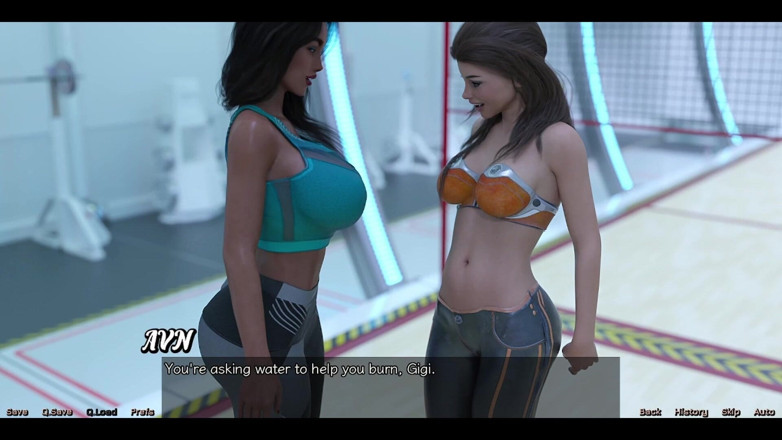 AVN Teller: Stranded in Space - Petite Brunette Can't Stop Looking at Busty...