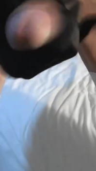 ถ่ายใกล้ๆ หีมใหญ่ใส่ถุงน่องขาว