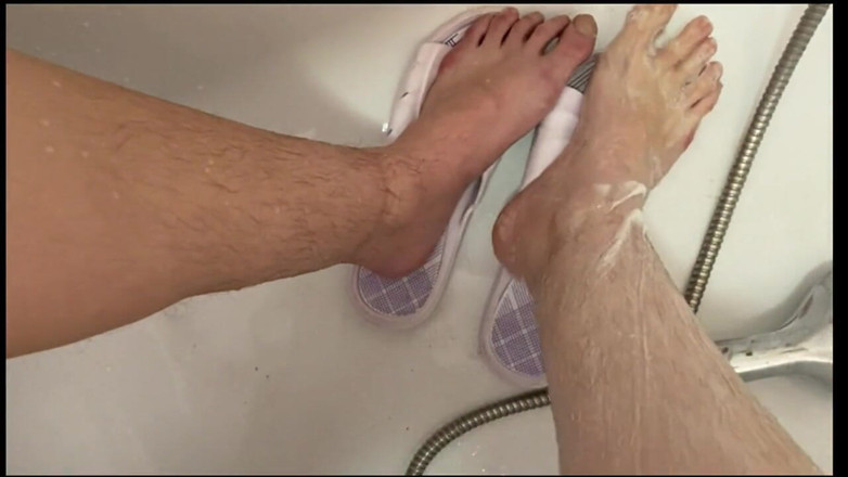 Cuteblonde666: เฟติชเท้า ขา hairy โกนขน