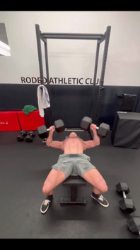 Hit a Pr on Dumbbell Bench Press
