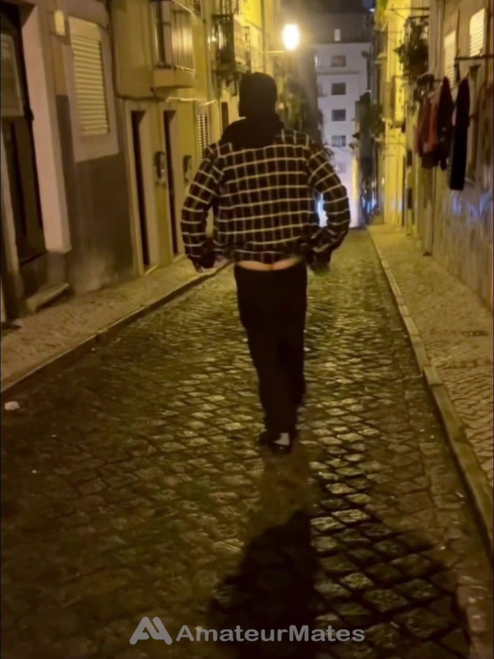 AmateurMates: Compilation of Amateur Boys Flashing Their Ass in the Street