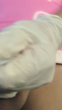 Cv Your Sexy Elf Using Gloves to Show You How Eat Cum