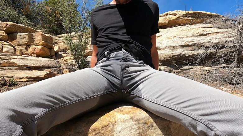 Lapetus: Pissing My Jeans and Jerking off Out in the Desert