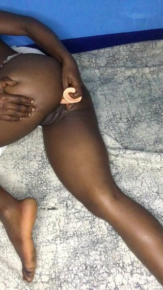 Crazybitch263: Anal play with a dildo