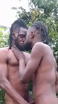 Enjoying the Eblack Ass Dud