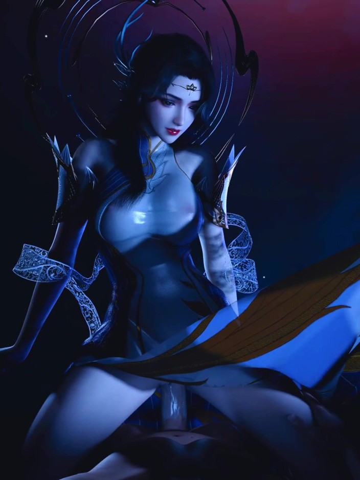 X Hentai: Goddess of the Pixel Realm: Curves Unchained - 3D Animation Hentai
