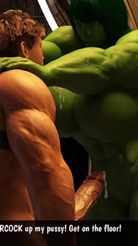 Shehulk Memusnahkan Zakar Dubur - Superheroes 40