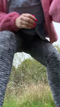 Peeing in the Park Pussy