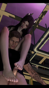 3D heiße cosplay-stripperin nackt, ihr perfekter arsch wurde so hart gefickt