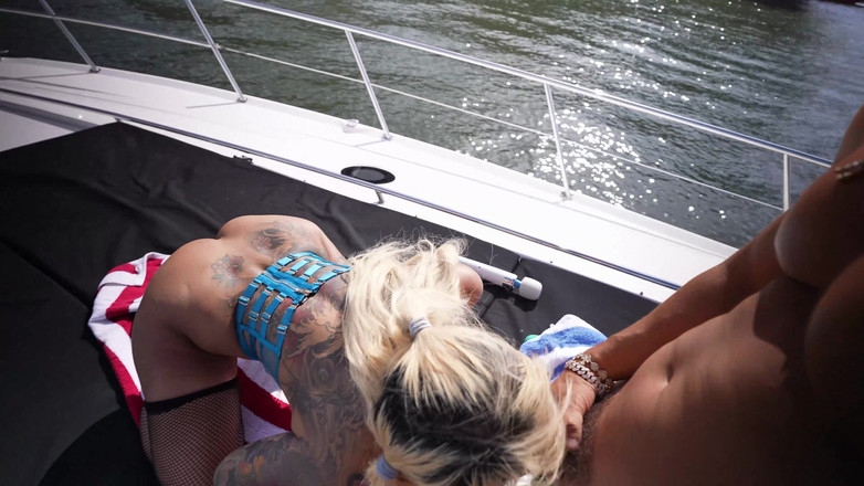 Teddy Tarantino: Tatted up Asian Babe Gets Fucked on a Yacht - Victoria...