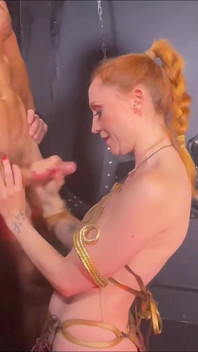 Star Wars: Puteri Leia Slave ke Darth Vada Dikongkek Dengan Saber Ringan Dan MemberikanNya Handjob