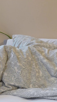Langzame ochtend wakker worden met mijn echte partner