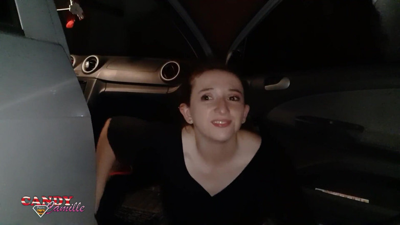 Candy Camille: I Fucked My Uber Driver! (almost Caught)