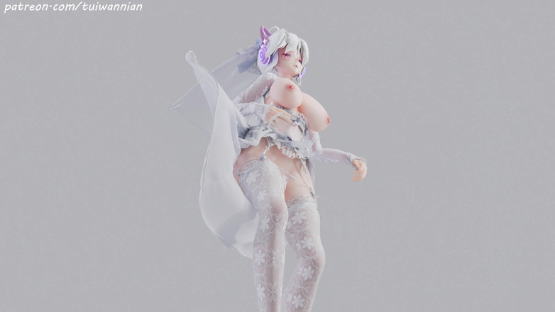 MikuMotion: [mmd] schwaches T-ara Brautliebesweißes Brautkleid