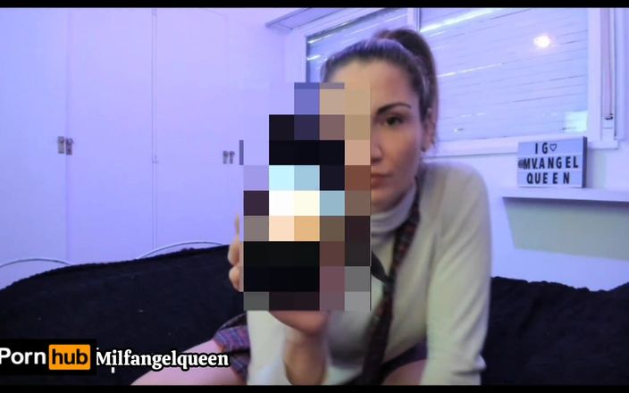 AngelQueen: Humillación de pene pequeño para mi profesor