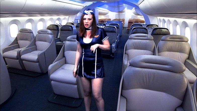 Evangelines Fetish: 空中での屈辱