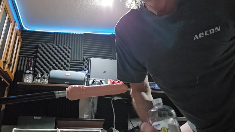 Chris Anal: Använda ny knull maskin för min röv !!