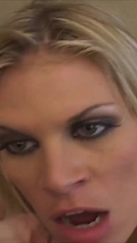 Hot Blonde Sucks a Long Dick Until He Cums in Her Mouth