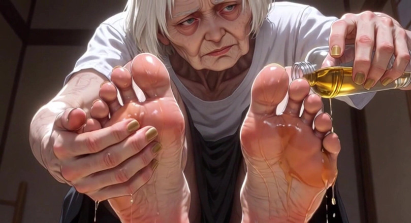 YOUR BEST FANTASY: 87 Year Old Granny Sensual Foot Oil Massage - Gorgeous Feet &amp;...