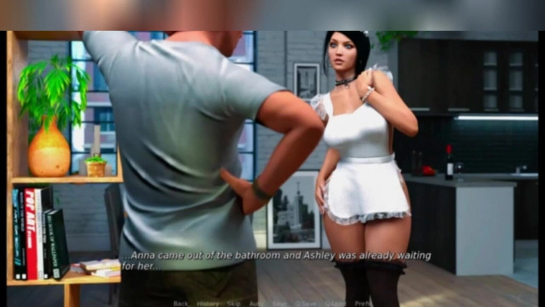3DXXXTEEN2 Cartoon: Anna chce být děvka služka. 3D porno kreslený sex