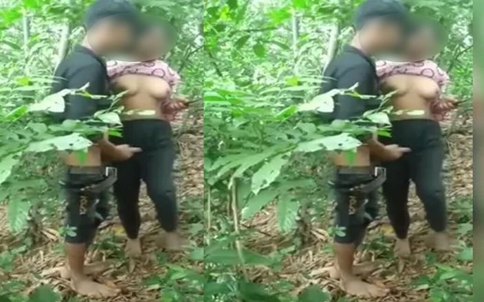 Nasty Chili: Une étudiante bangladaise avec un camarade de classe dans la jungle,...
