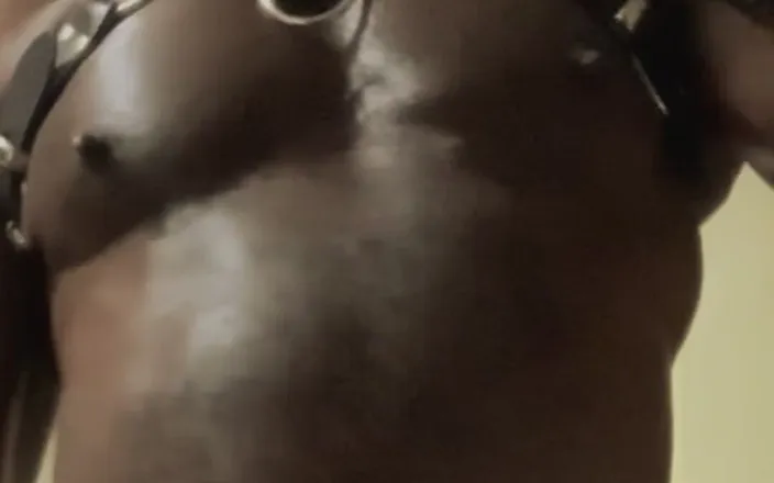 Black smoking muscle stepdad: Sexy Leather and Tight Fitting Attired Smoking Scenes