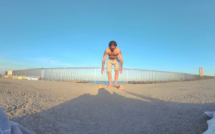 JackSpanish: Afiação no banheiro público depois do treino na praia - clipe...