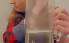 Shemale Trying Her Own Piss