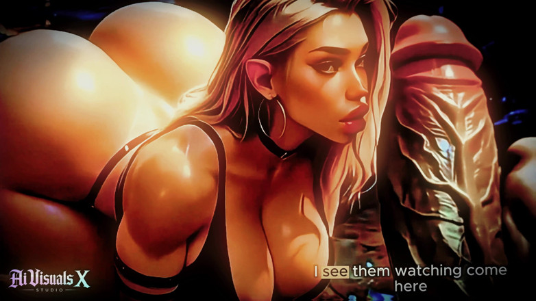 AI Visuals X: Kompilasi orc elf alien fantasi sepong kontol &amp; ngentot toket - bokep...