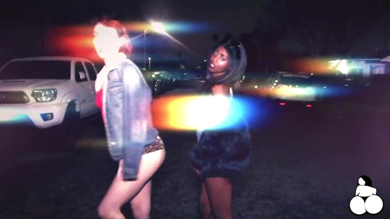 WhOOtylicious: Interracial threesome with twerking girls