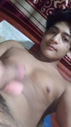 Hot Lover Boy: Cute Gay Boy Jerks off Alone Real Solo Scene 18+