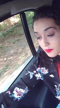 Turkse tiener Jasmin babe op weg naar haar volgende gangbangfeest