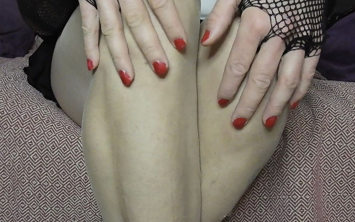 Nylon-Terry: Strumpfhose