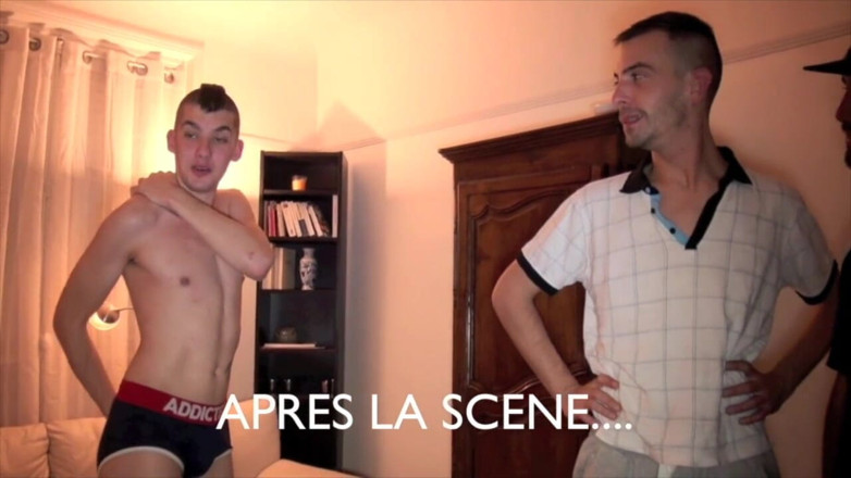 Raw French Bad boys: Dziwka zerżnięta w nivght przez 2 badboys