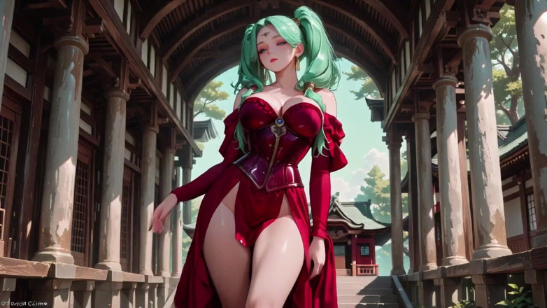 Tay Swift X: Zelenovlasý Warlock! Red Battle Armor v klasické arkádě, štěrbiná sukně škádlení každý...