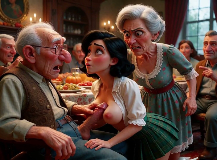 My night collection: At a Dinner for the Elderly, a Young Woman Arrived...