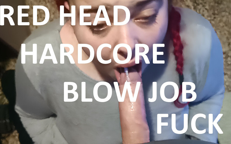 Redhair Girl Make the Best Blowjob, I Fuck Her so Hard and I Cum on Her Face (Your love daddy)