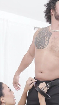 Johnny Casper Gets a Messy Worship From Bianca Bangs!