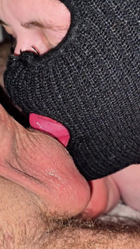 Sucking Him Deep While Playing with His Balls & Kissing Like Lovers