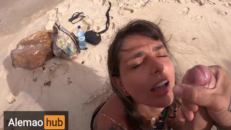Alemao Hub: Wilder sex in mit Dreadhot am paradisiacalischsten Strand in Brasilien