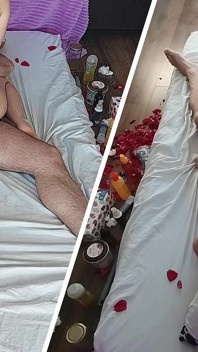 Crazy Sex in the Bedroom with an Amateur Couple.