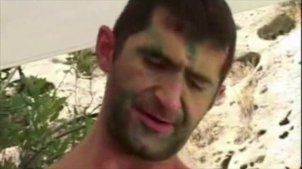 AMATOR PORN MADE IN FRANCE: Sexy military boy fucking outdoor