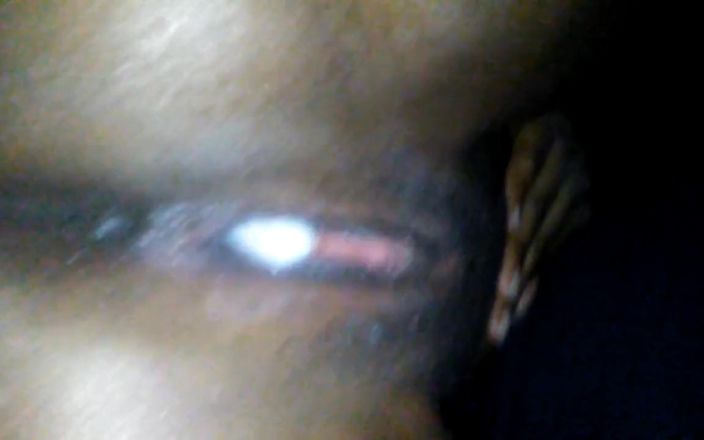 Super sexy ebony cuties: Раздвигаю мои ягодицы, большой черный член раком, кримпай