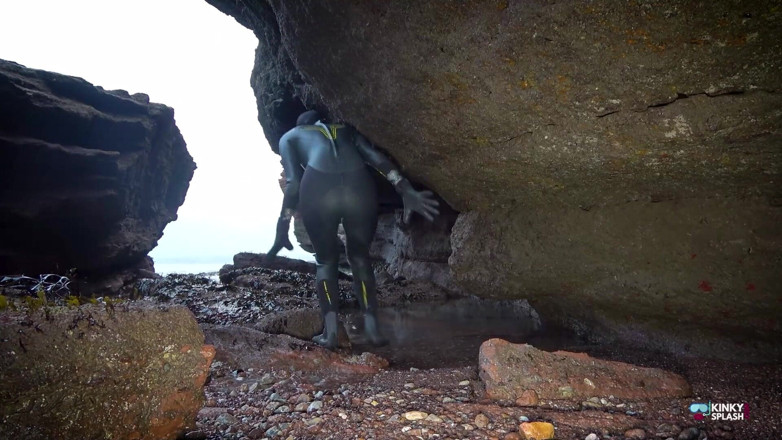 UKCuteGirl: Lucy's Public Wetsuit Edging JOI &amp; Risky Climax